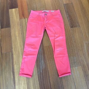 Zara Mid Rise Straight Jeans with Fit Ankle, Size US 6